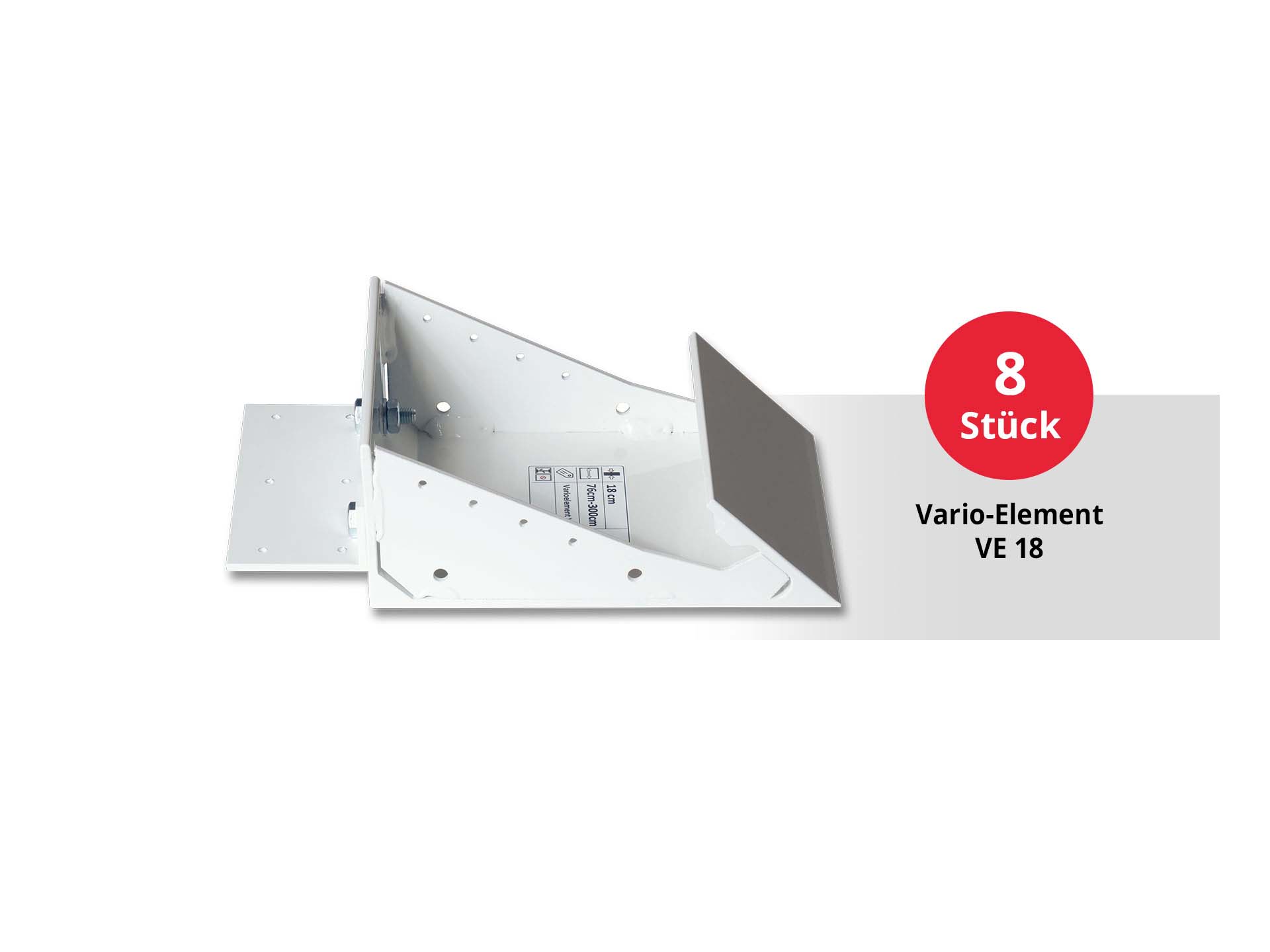 TIMRON Vario Aussparung Set W18